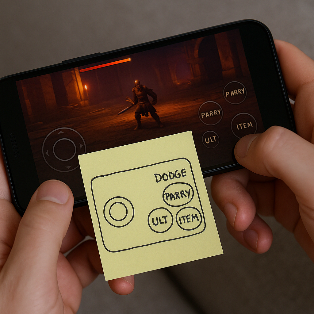 Use a thumb-zone HUD, even if the default looks prettier