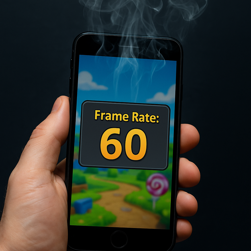 Cap your frame rate before your phone cooks itself