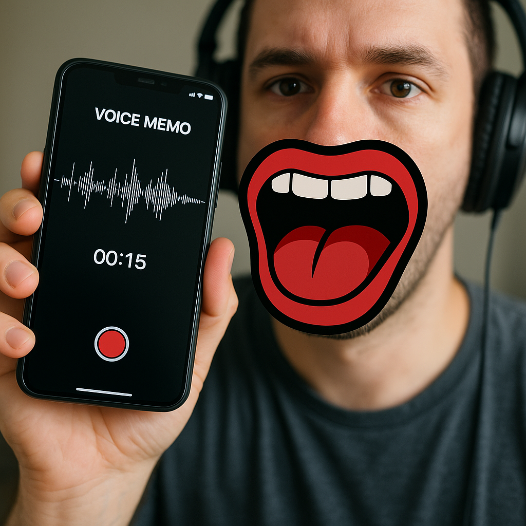 Record 15 seconds before you blame your mic