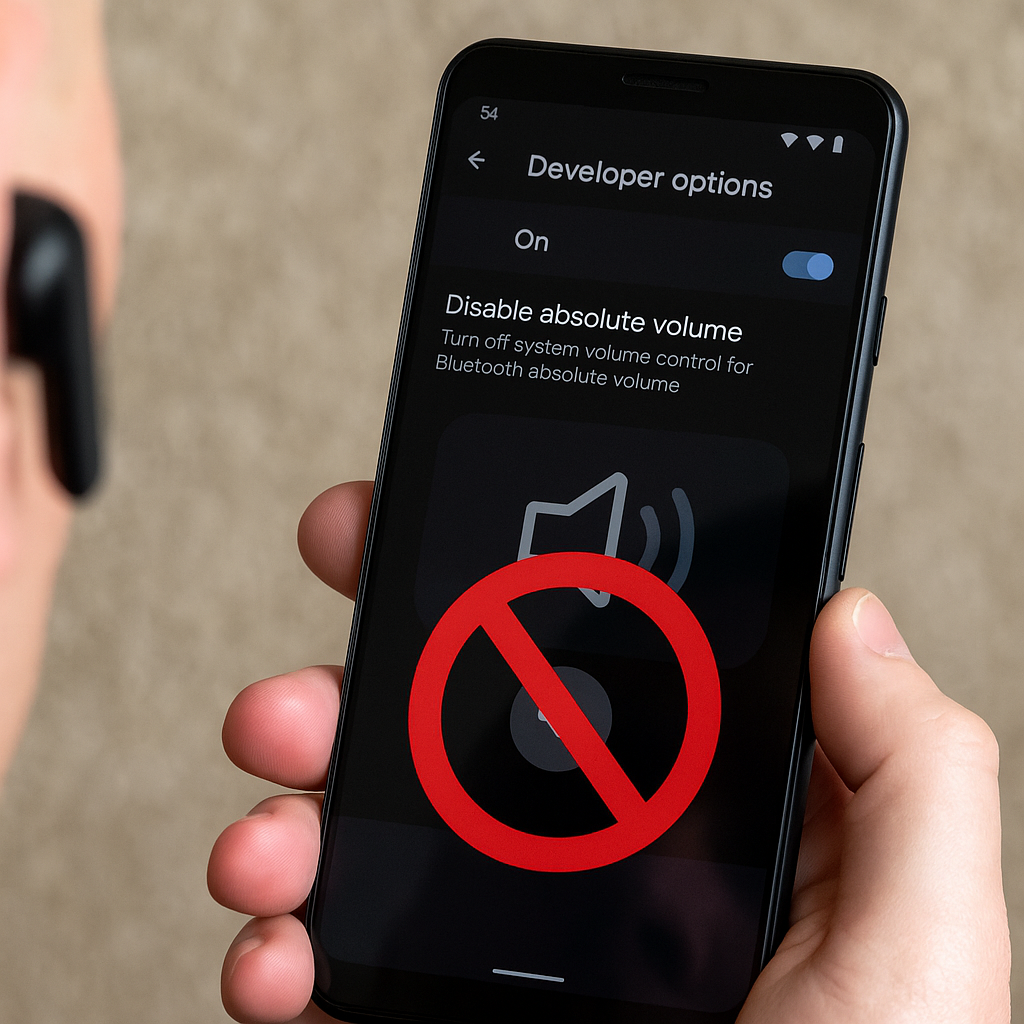 Kill absolute volume so Bluetooth stops wrecking your timing